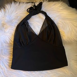 Super cute crop halter top